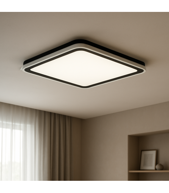 Plafonnier LED AURELIA D 48W NW IP44 - Résistant à l'eau – Photo