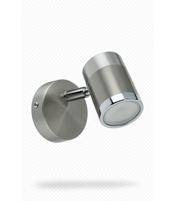 OLAF GU10 1C Leuchte - Chrom/Mattchrom – foto