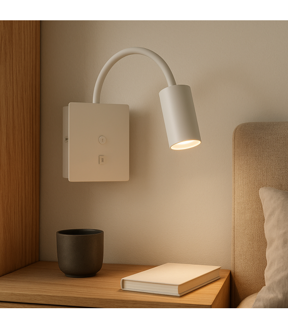 TELO WLL GU10 White LED Luminaire Phone with USB Shelf – photo