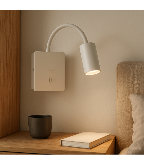 TELO WLL GU10 bela LED svetilka Telefon s polico USB – fotografija