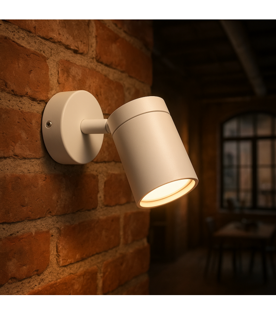 White TENOR GU10 1C Luminaire - Elegant Solution – photo