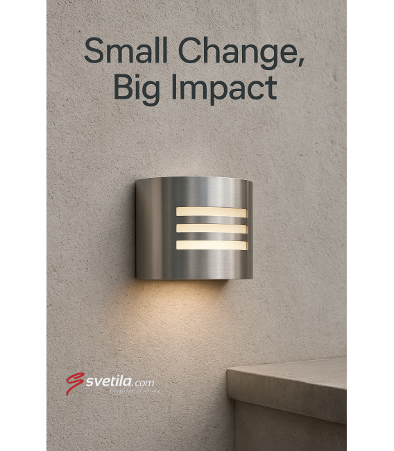 Stropna svetilka MANGO-2 HL238 15W - Zunanja fasadna – fotografija