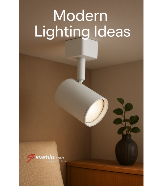 HAGA GU10 Blanco - Luminaria de carril Premium – foto