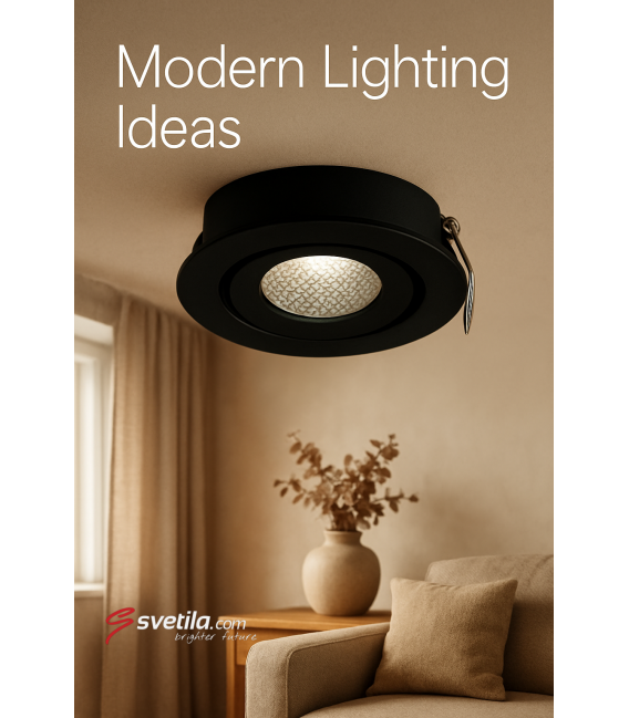 Empotrable LED MATI C 1.5W NW Negro decorativo – foto