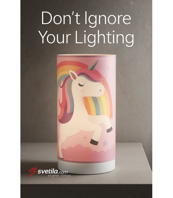 Unicorn MILA LED 3W Gros - Lámpara de mesa única – foto