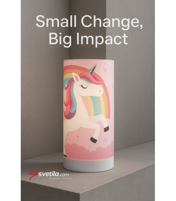 Unicorn MILA LED 3W Gros - Lámpara de mesa única – foto