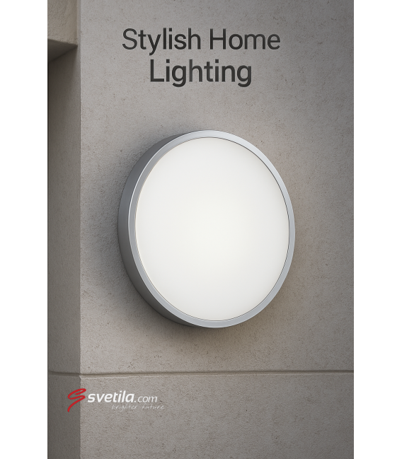 Apparecchio LED a soffitto PLANAR 36W NW Silver - Illuminazione per facciate esterne – Foto