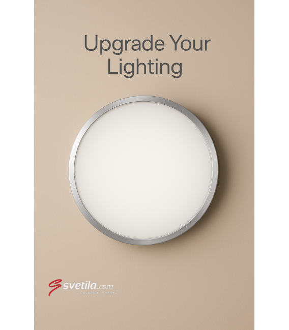 LED-Deckenleuchte PLANAR 36W NW Silber - Außenfassadenbeleuchtung – foto