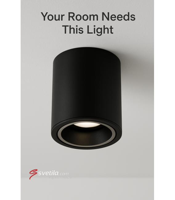 INDI C GU10 nero Apparecchio da soffitto – Foto