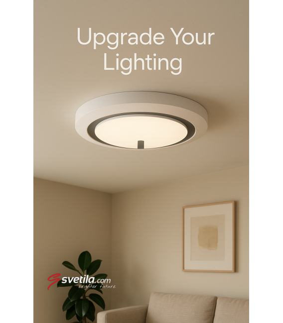 Ceiling LED Luminaire FALON C 48W NW - Black Light – photo