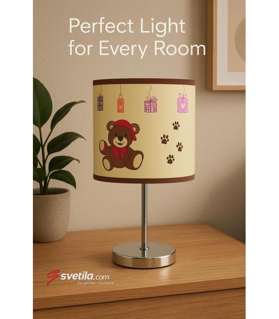 NUKA E14 Brown - Beautiful Children's Table Lamp Design – photo