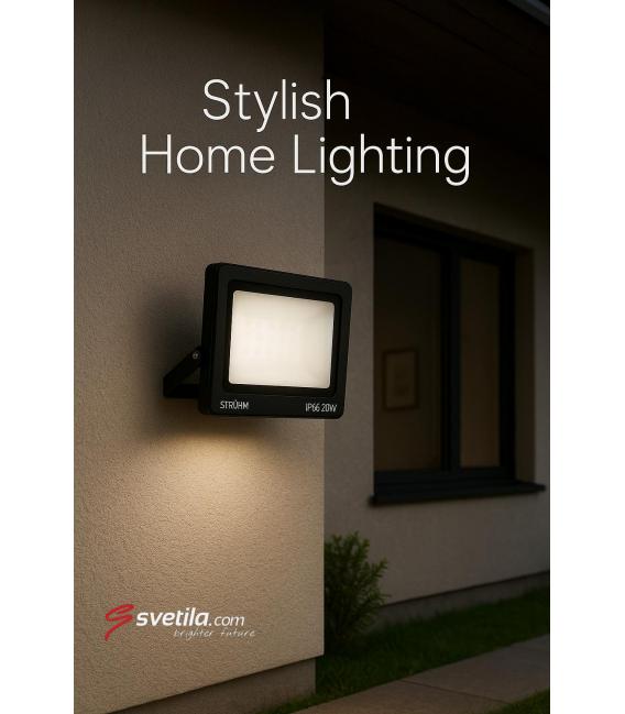 20W Black RGBW LED Floodlight - Tablet Design – photo