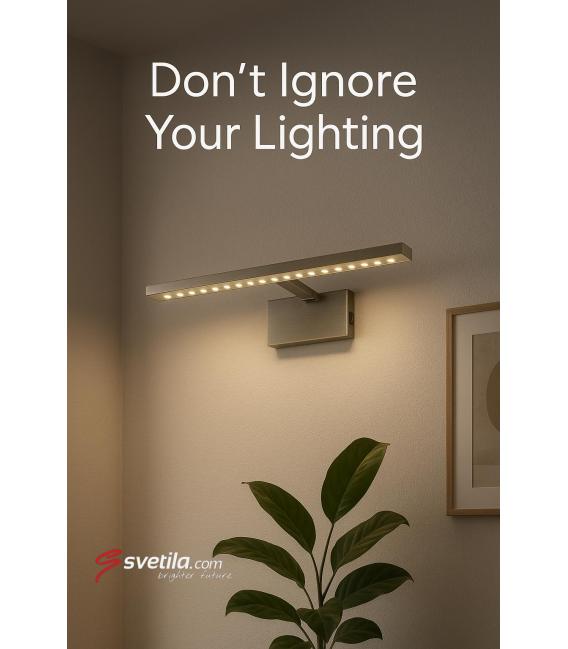 RITON 6W Antic Brass LED Luminaire - Perfect for Artwork – photo
