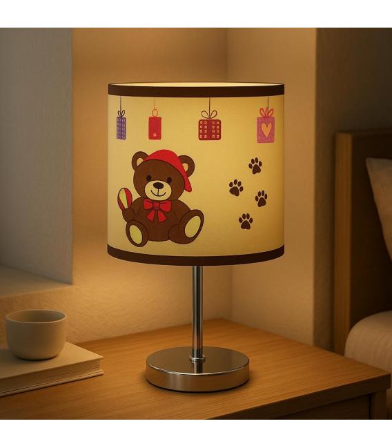 NUKA E14 Brown - Beautiful Children's Table Lamp Design – photo
