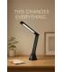 LED GIBON black, brightness & white light adjustable 13568-38808