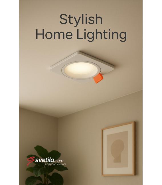 GOTI D 5W NW LED-Downlight Deckeneinbaulampe – foto