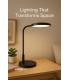 LED PLATON black brightness & white light adjustable 13560-38818