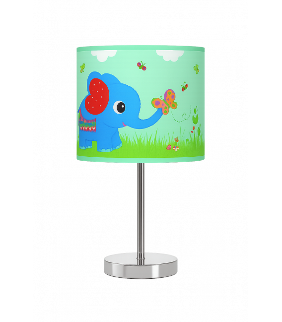 NUKA E14 Lampe à poser bleue - Un beau pour les enfants – Photo