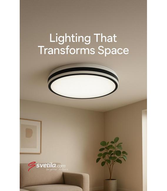 Stropna LED svetilka AURELIA C 24W NW - Vodoodporna IP44 – fotografija