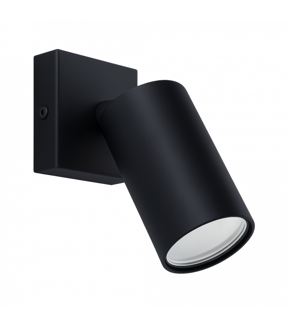 Apparecchio MANAM GU10 1D nero - Soluzione illuminotecnica esclusiva – Foto