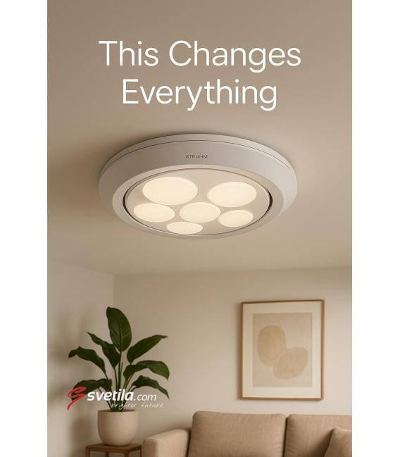 Plafonnier LED DROPS C 24W - Luminaires télécommandés – Photo