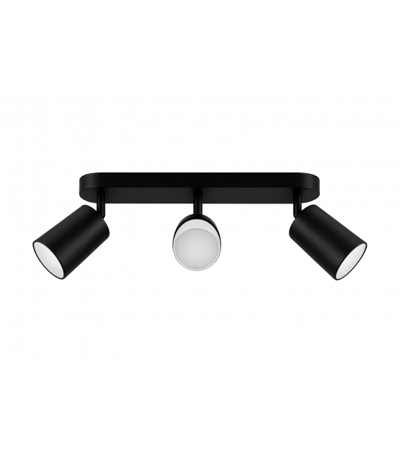 ZEBRA SPT GU10 3L Nero/Bianco - Soluzione illuminotecnica esclusiva – Foto