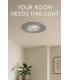 BORYS C GU10 srebrno bela 12379-38936