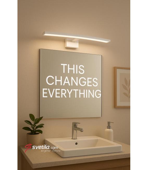 Water-Resistant LED Wall Luminaire MAMBA 12W White NW – photo