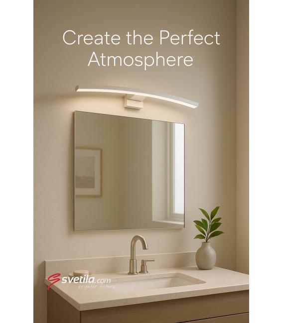 Water-Resistant LED Wall Luminaire MAMBA 12W White NW – photo