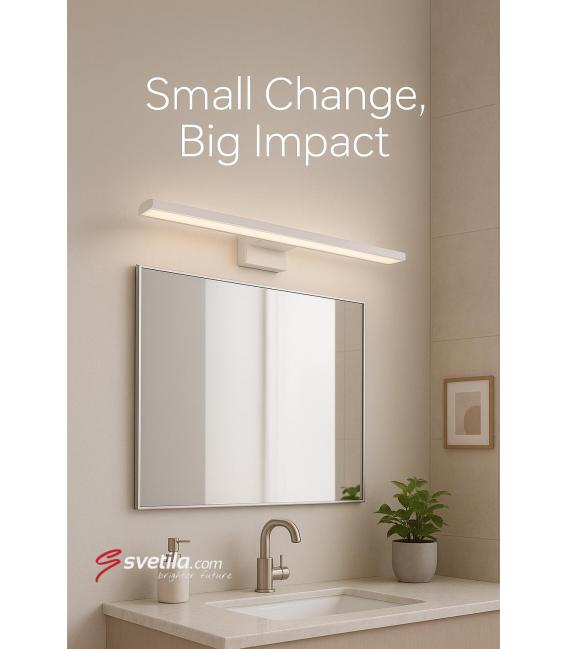 Water-Resistant LED Wall Luminaire MAMBA 12W White NW – photo