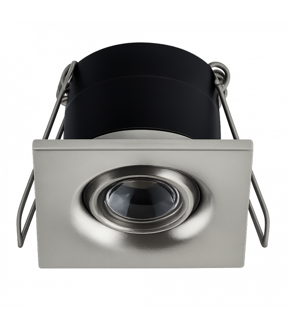 GOL D 1.6W NW LED-Einbauleuchte Dekorativ, Mattchrom – foto