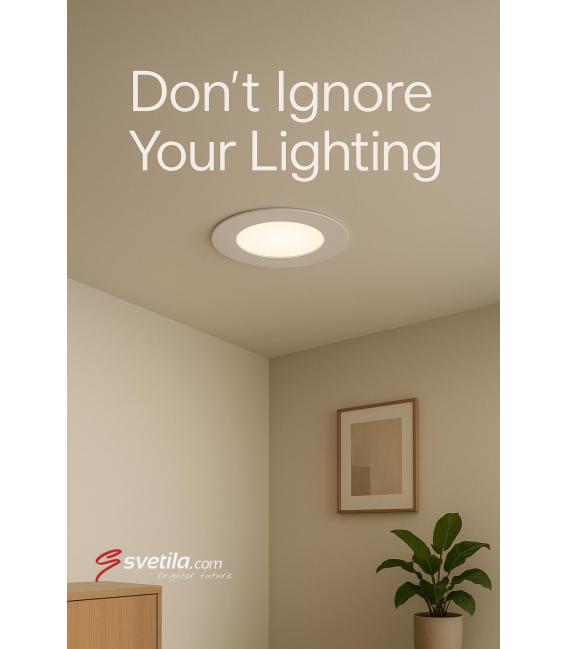 Deckeneinbau-LED-Downlight SLIM C 3W Weiß CW – foto