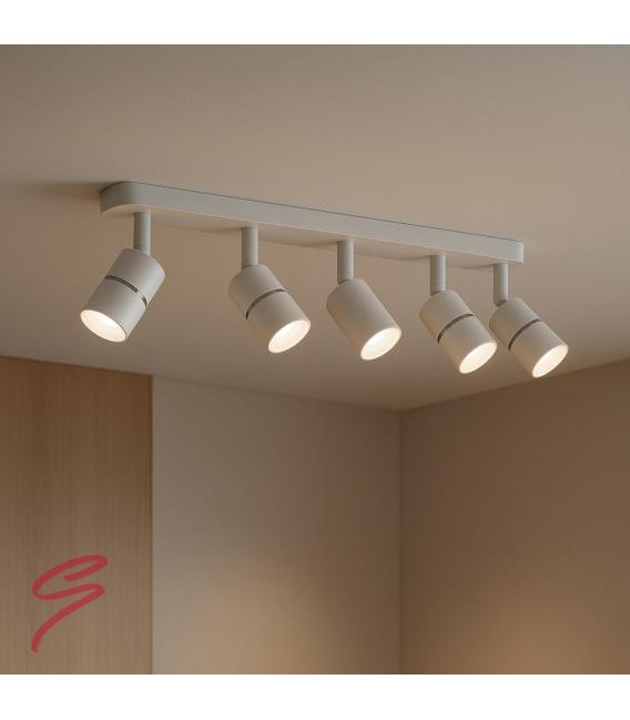 DIOR SPT GU10 4L Bianco/Cromo apparecchio da soffitto – Foto