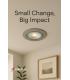 Spot à LED MONI C 5W WW argent 12381-38990