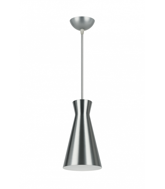 VERONE 12 Lampe à suspension Métal argenté brossé – Photo