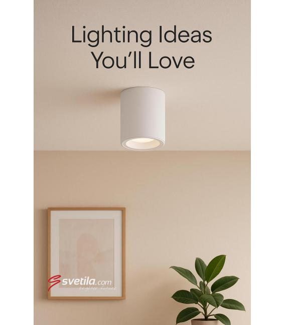 INDI C GU10 Apparecchio da soffitto bianco – Foto