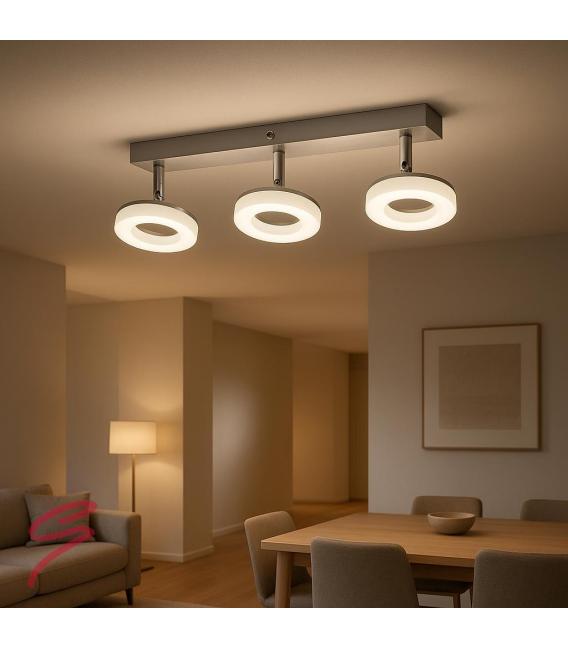 Donat 3L WW Chrome - Apparecchio LED per un'illuminazione elegante – Foto