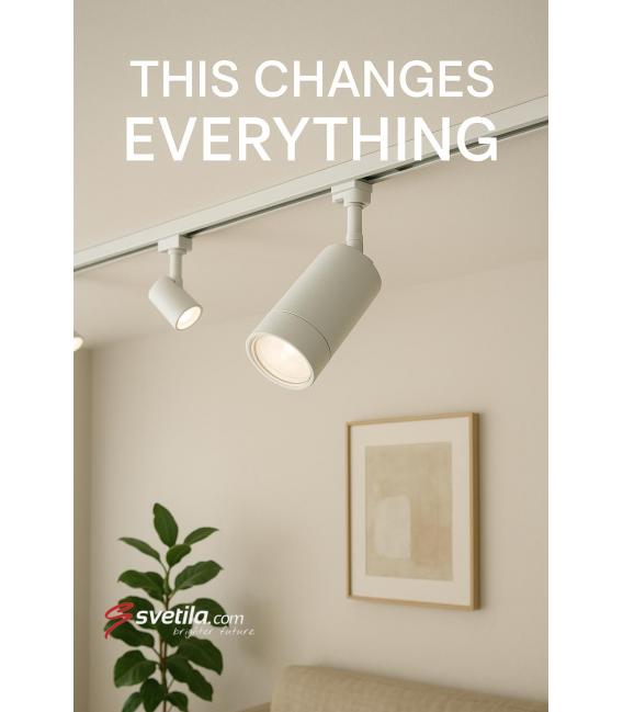 DARIA TRA GU10 Blanc - Track Light Luminaire – Photo