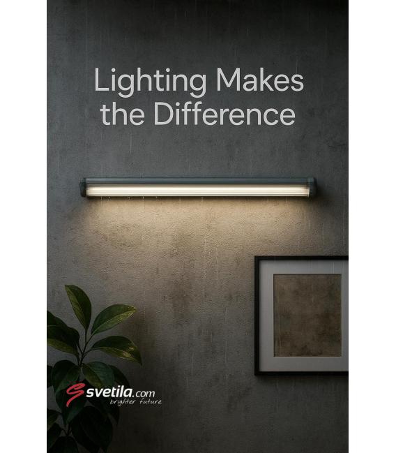 Apparecchio tubolare HERMAN 2x36W LED - Resistente e impermeabile – Foto