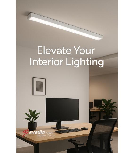 Linear LED Luminaire POGO 2x36W - Classic Indoor – photo