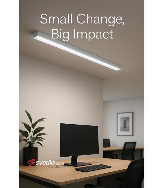 Luminaria LED lineal POGO 2x36W - Classic Indoor – foto