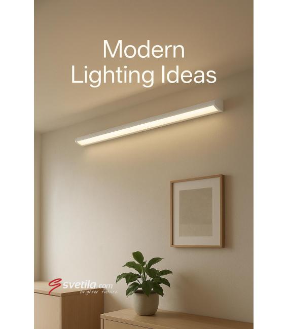 10W NW Svetilka LED FLAT - Elegantna za nadgradno montažo – fotografija