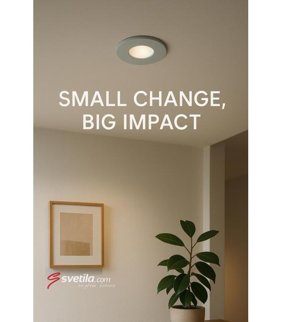 AZYL C 1.6W NW LED Aplique Empotrable Gris – foto