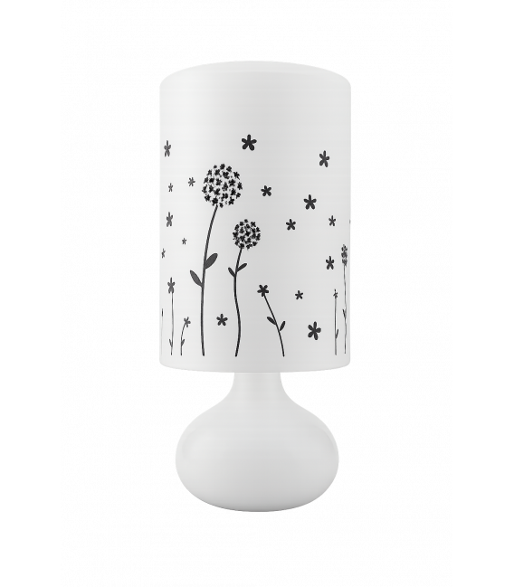 ZYTA FOOT E14 Lámpara de Sobremesa Artística Floral - Gráfico Único – foto