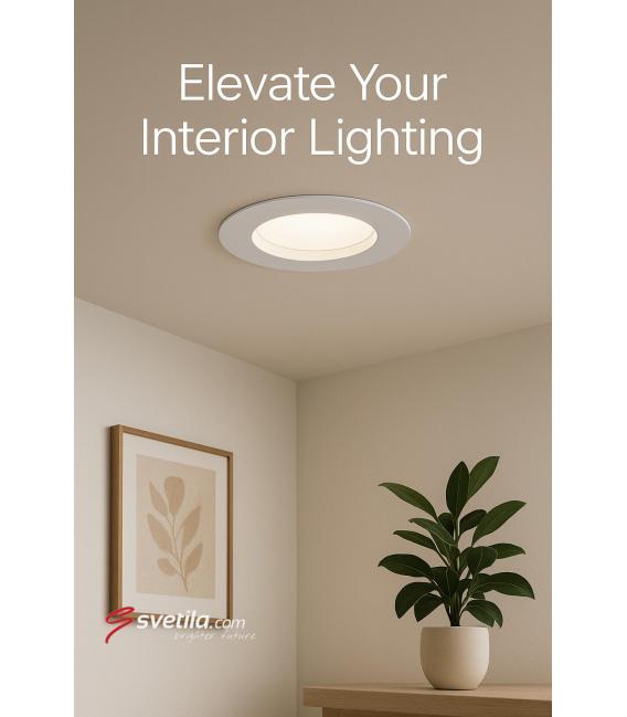 Plafón empotrable LED Downlight SLIM C 6W Blanco CW – foto