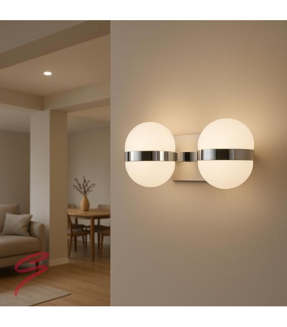 Vodoodporna svetilka GABI 2L LED - 4x3W WW Chrome Finish – fotografija