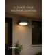 LED PABLO C 12W NW dark gray, dustproof, waterproof 12348-39188