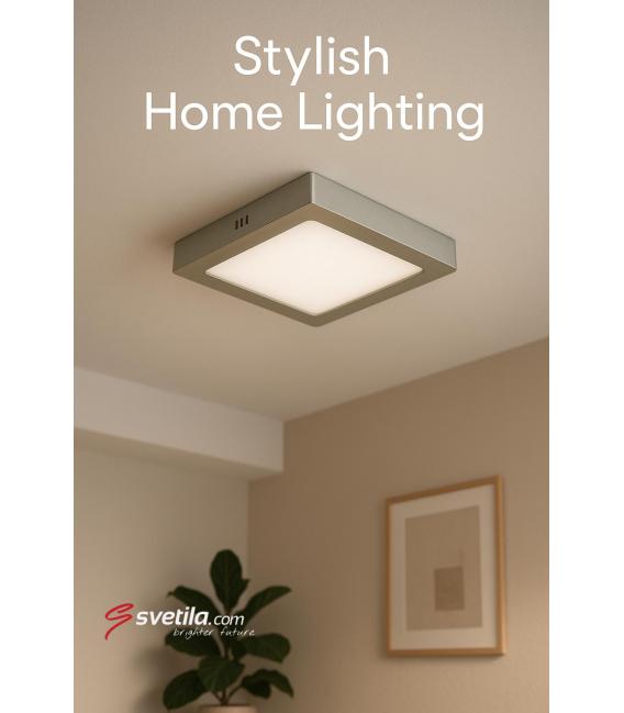 Ceiling LED Luminaire MARTIN D 6W NW - Matt Chrome – photo