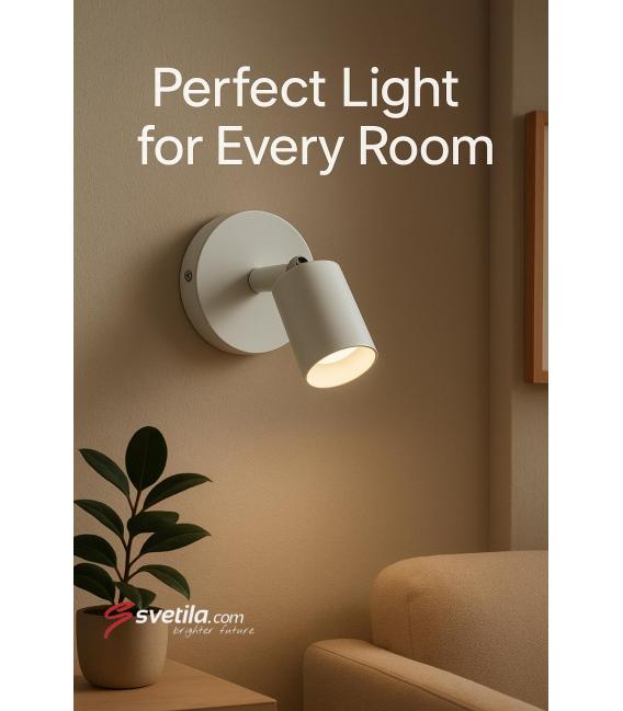 UNO E27 1C White Luminaire - Solution d'éclairage élégante – Photo
