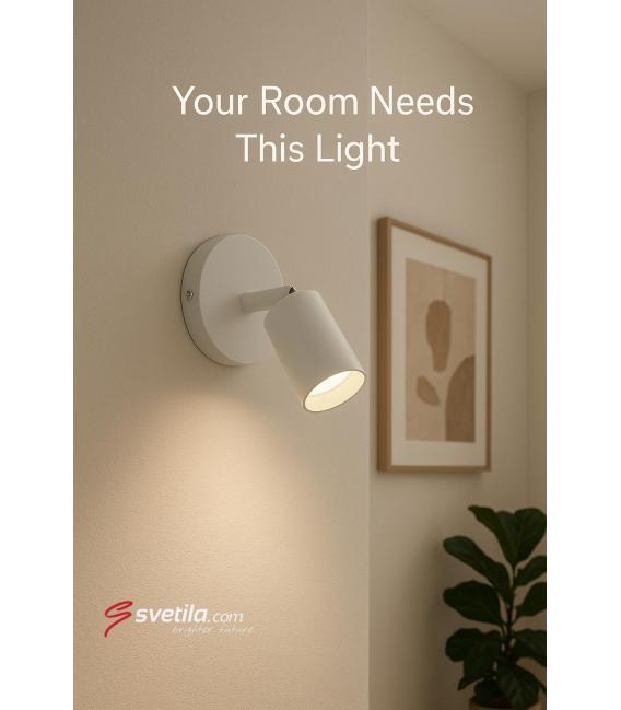 UNO E27 1C Bianco - Soluzione illuminotecnica elegante – Foto